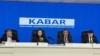 Эки мекеменин Аида Чодулова жана Кылычбек Асеков баштаган жетекчилери. 23-сентябрь, 2025-жыл.