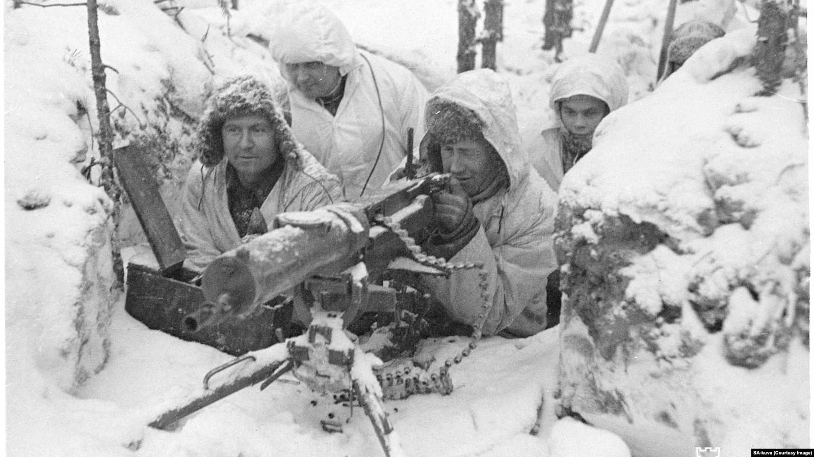 Helsinki burns after Soviet air raid