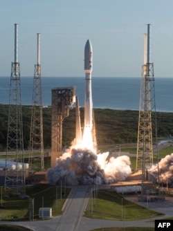 Изстрелването на ракетата "Атлас V" с "Пърсивиърънс" на борда ѝ на 30 юли 2020 г.