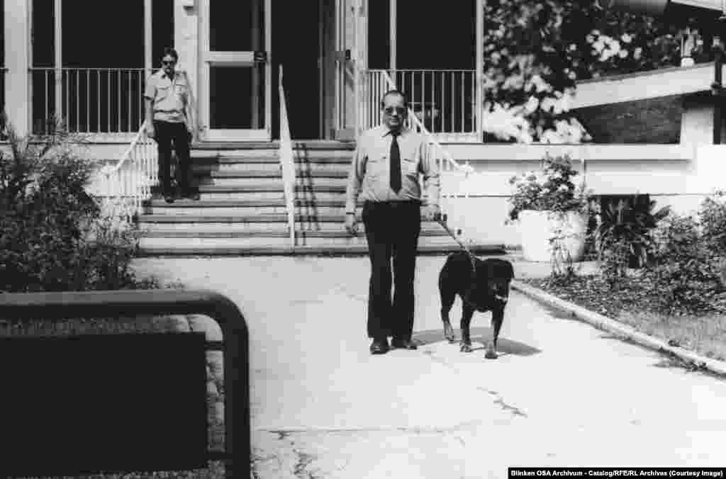 Security at the Munich headquarters in 1982.Individual journalists and contributors were also targets of communist spooks that haunted Western Europe. Bulgarian Georgi Markov, who had presented a biting series of reports about life under communism for Radio Free Europe was killed by a pellet of ricin poison in London in 1978.
