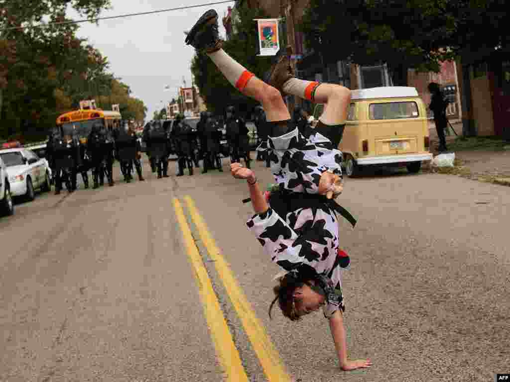 В Питтсбурге накануне саммита G20 протестовали антиглобалисты