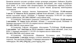 Жўрабек Байхановнинг жабрланувчи сифатида иштирок этган жиноят ишлари рўйхати.