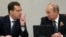 Премьер Дмитрий Медведев и президент Владимир Путин