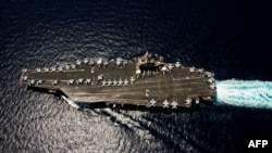 Авіаносець USS Abraham Lincoln проходить через Аравійське море. Архівне фото 