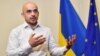 Ukraine -- Ukrainian lawmaker Mustafa Nayyem gestures as he speaks to AFP journalist in his office in Kyiv, March 19, 2019.