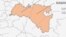 Russia -- Map of Tatarstan and surrounding regions