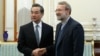  علی لاریجانی در دیدار با وانگ یی، وزیر خارجه چین 