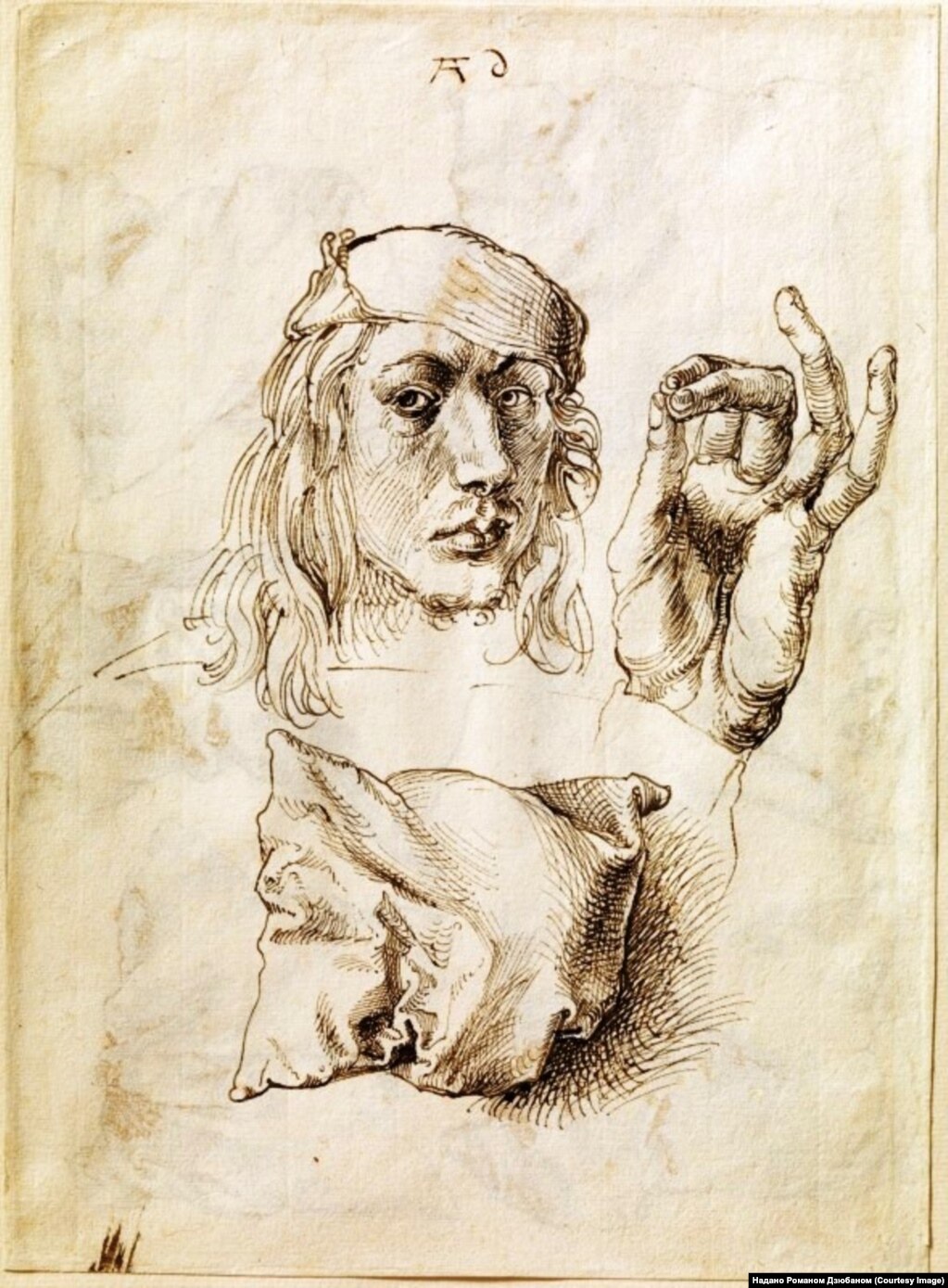 Дюрер. Автопортрет.1493 рік