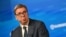 Predsednik Srbije Aleksandar Vučić prisustvuje regionalnom bezbednosnom forumu GLOBSEC u Pragu 31. avgusta 2024.