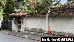 Ulaz u restoran u beogradskom naselju Senjak u kojem je policija vršila uviđaj zbog nestanka A.N, 15. maj 2026.