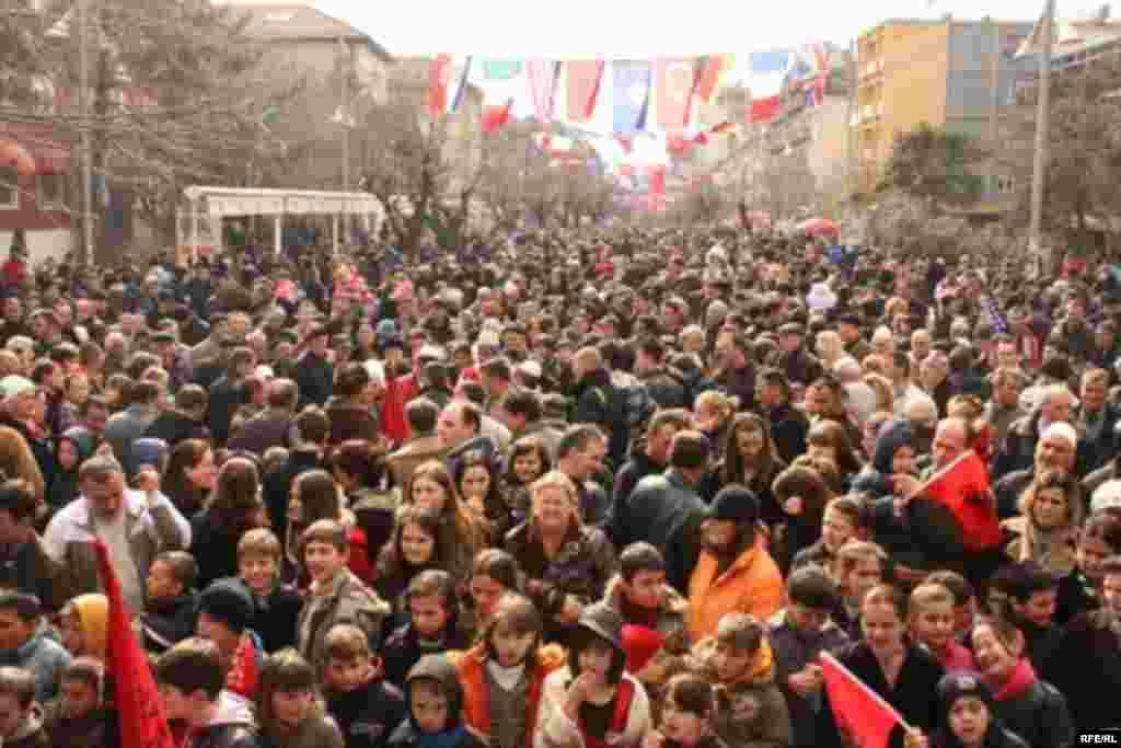 Priština, 17.02.2009. Foto: RSE 