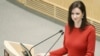 Інга Ругінене ў Сейме Літвы. Вільня, 26 жніўня 2025 