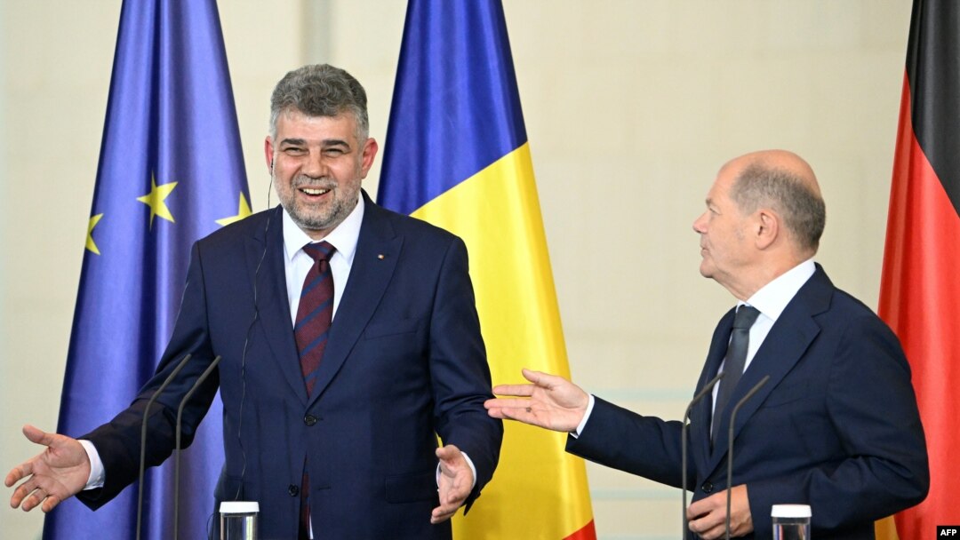 Berlin, 4 iulie: Premierul României, Marcel Ciolacu, s-a întâlnit cu Cancelarul Germaniei, Olaf Scholz.