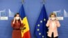 Președinta R. Moldova, Maia Sandu, și președinta Comisiei Europene, Ursula von de Leyen. Bruxelles, 18 ianuarie 2021