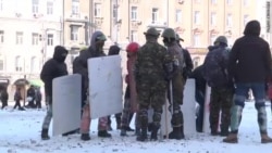 Тренировка защитников Майдана