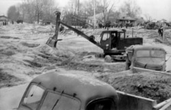 Cleaning up after the tragedy was a grisly task.