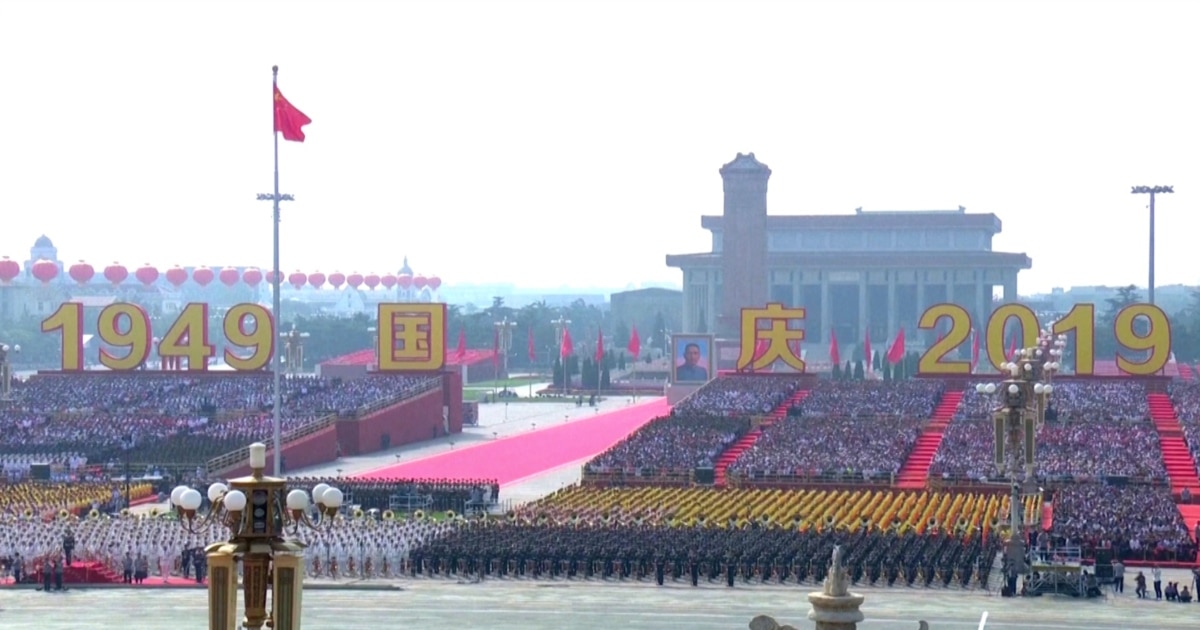 Xi Oversees Military Parade On Communist China's 70th
