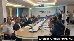 "Ақ жол" партиясының съезі. Астана, 13 маусым 2026 жыл. 