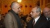 Бойко Борисов и Ахмед Доган по време на коктейл през 2005 г. ГЕРБ и ДПС не са влизали в коалиция на национално равнище