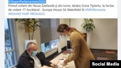 Moldova - Parlamentarele din România au început în Noua Zeelandă, Auckland, 4 decembrie 2020/ pagina de Facebook a Ambasadei României în Noua Zeelandă