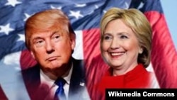 Кандидаты в президенты США Дональд Трамп и Хиллари Клинтон.