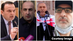 ფოტოზე მარცხნიდან: პაატა მანჯგალაძე, ვაჟა თოდუა, პაატა ბურჭულაძე, ნიკოლოზ გვენცაძე