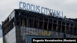 The aftermath of the deadly attack on Crocus City Hall near Moscow on March 22.