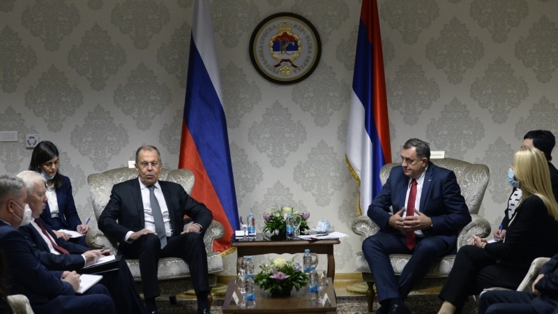 Dodik se sastao sa Lavrovom u Rusiji 
