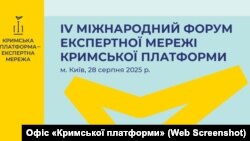 Афиша четвертого международного форума Экспертной сети «Крымской платформы»