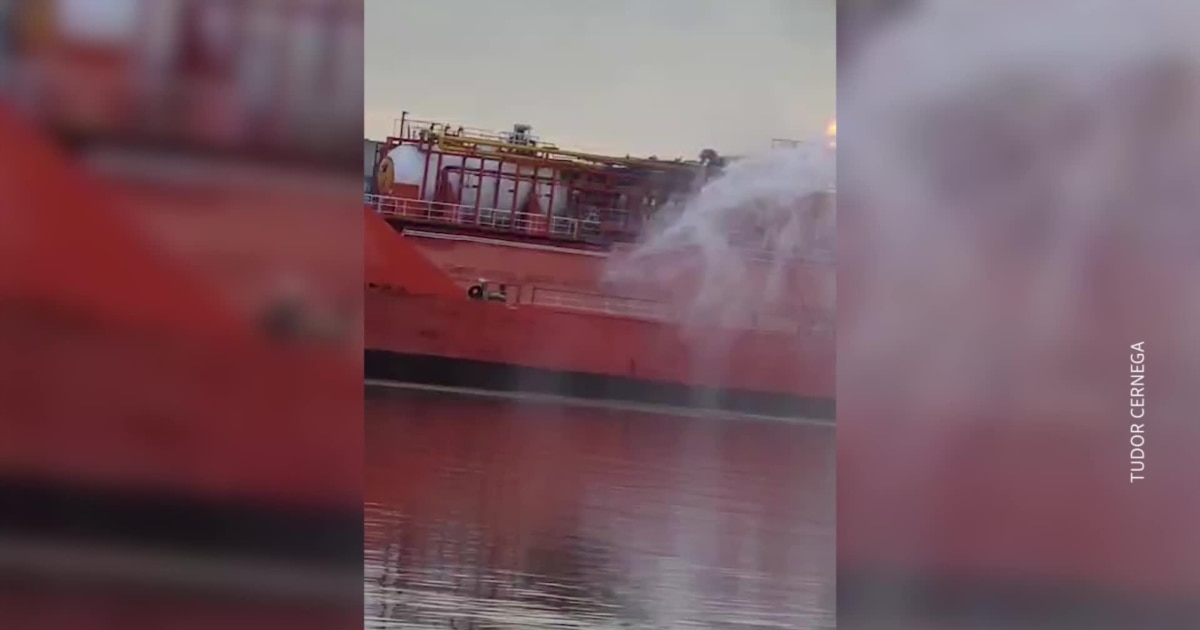 Danube Tanker Fire From Russian Drone Strike Extinguished, Romania Says