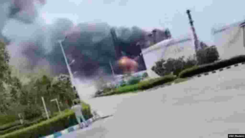 Hours after the cease-fire was announced, Iran claimed one of its oil refineries was targeted on Lavan Island, Hormozgan Province. Video appeared on social media showing smoke and flames at the installation.