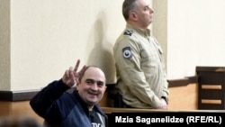 Giorgi Rurua in a Tbilisi courtroom