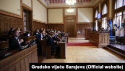 Sa sjednice na kojoj je usvojena rezolucija