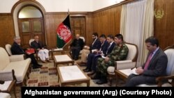 دیدار رئیس جمهور غنی با مقامات ارشد قضایی در ارگ ریاست جمهوری. December 02 2019