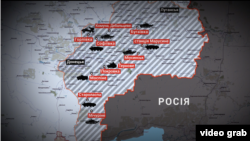Місця зберігання озброєння та військової техніки угрупованнями «ДНР» та «ЛНР»