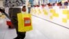 Lego said it would stop all its Russian operations, ending the employment of its Moscow staff and a partnership with a company operating 81 stores in the country. (file photo)