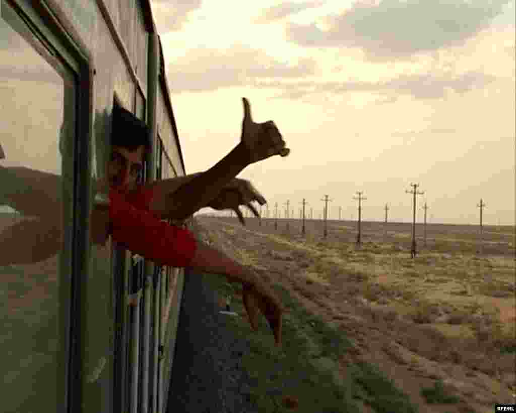 Russia / Tajikistan - screen shot from Migrant Express video series about Tajik migrants taking the train to Moscow. 31Aug2009 - Russia / Tajikistan - screen shot from Migrant Express video series about Tajik migrants taking the train to Moscow. 31Aug2009 