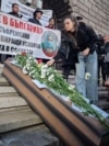 Young medics/doctors, protest, Sofia, Bulgaria