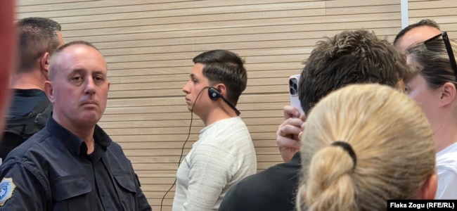 Dushan Maksimoviq, gjatë shpalljes së aktgjykimit më 24 prill 2026.