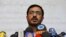 IRAN -- Tehran former prosecutor Saeed Mortazavi speaks to the media at a news conference in Tehran, April 19, 2009