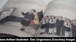 În comunism, regimul nu își recunoștea nicio slăbiciune. Teoretic, ascultând odele omniprezente pentru Ceaușescu, ai fi zis că totul era perfect. Producția agricolă era uriașă, industria depășea tot timpul planul, repetenți nu apăreau în statistici. Ilustrație Adina Rosetti.