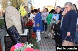 Открытие второго пилона памятника погибшим военным, Чулым