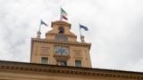 Steagul Republicii Moldova pe reședința prezidențială de la Roma, 18 iunie 2021