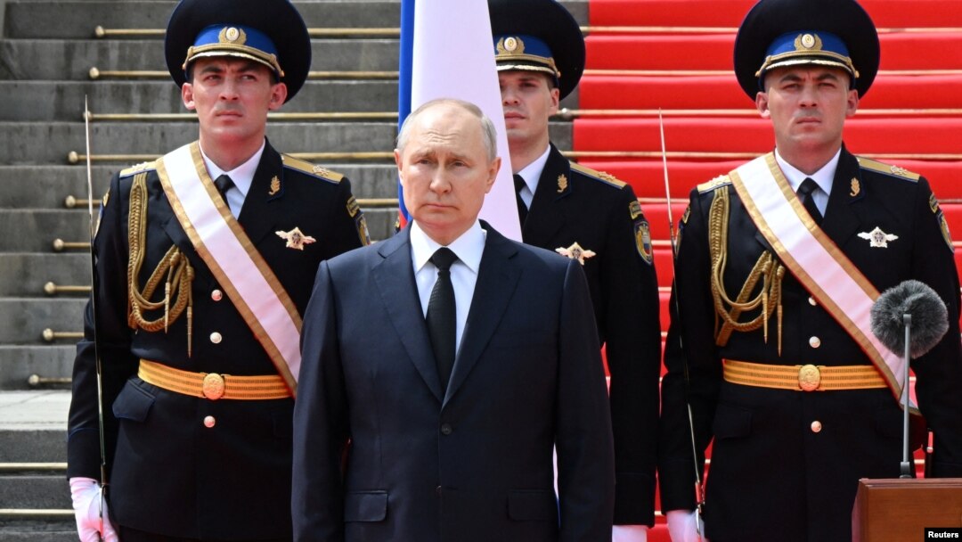 Владимир Путин в Кремле, Москва, 27 июня 2023 года
