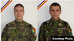 Sublocotenent (pm) Adrian Postelnicu şi aspirant (pm) Vasile Claudiu Popa, uciși duminică 22 septembrie în Afganistan. 