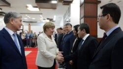 Merkel Gyrgyzystana "taryhy sapar" etdi
