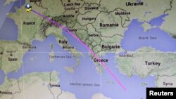 Югалган Egypt Air очкычы үткән юл