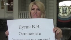 В окупованому Севастополі вийшли на пікет за збереження права на землю (відео)