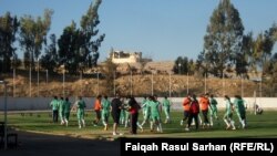 المنتخب العراقي خلال معسكره التدريبي في الاردن