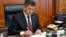 Kyrgyz President Sooronbai Jeenbekov (file photo)